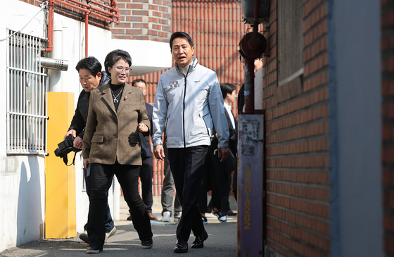 신길역세권 정비사업 예정지 둘러보는 오세훈 시장