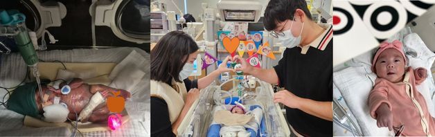 23주 500g 태어난 초미숙아 주하, 집중치료 덕 건강히 퇴원