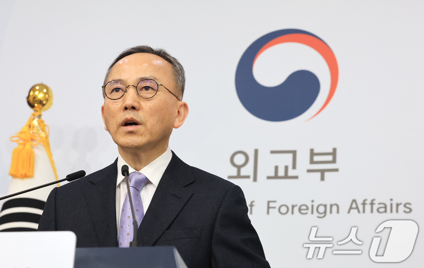 (서울=뉴스1) 임세영 기자 = 박일 외교부 대변인이 17일 서울 종로구 외교부 청사에서 정례브리핑을 하고 있다. 2026.3.17/뉴스1