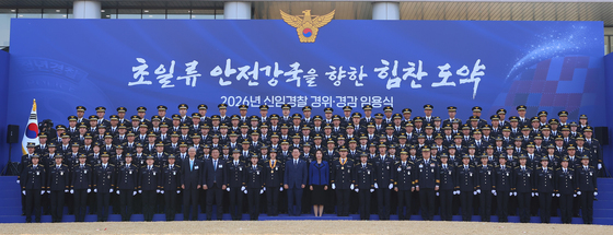 이재명 대통령 '국민의 경찰과 함께'