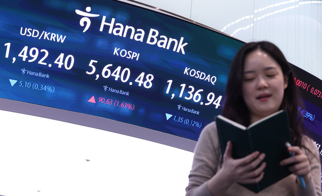 코스피 상승·코스닥 하락 마감