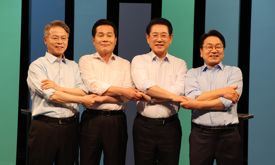 주철현 "특별시 주청사 어디로" 돌직구에 강기정 "논쟁 말자"