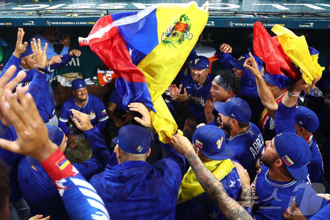 본문 이미지 - 미국을 넘어 WBC 우승을 노리는 베네수엘라. ⓒ AFP=뉴스1