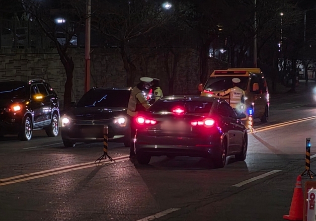 창원 진해구 야간 음주단속…17일간 음주 운전 10건 적발