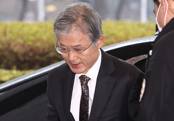 대법원 도착한 조희대 대법원장