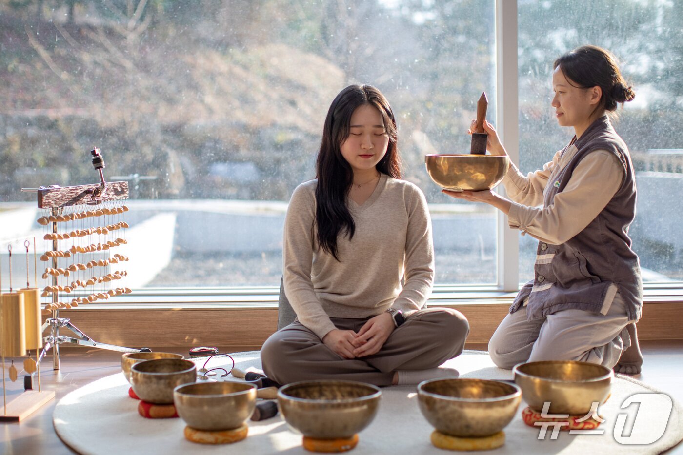본문 이미지 -  국립산림치유원  산림치유 서비스(산림청 한국산림복지진흥원 제공.재판매 및 DB금지)/뉴스1