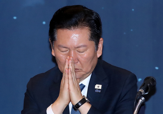 생각 잠긴 정청래 대표