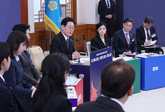 자본시장 안정화 관련 발언하는 이재명 대통령