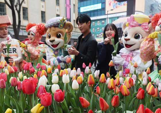 도심에서 미리 만나는 에버랜드 튤립축제