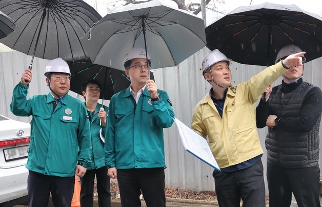 박희조 대전 동구청장 해빙기 취약지역 점검