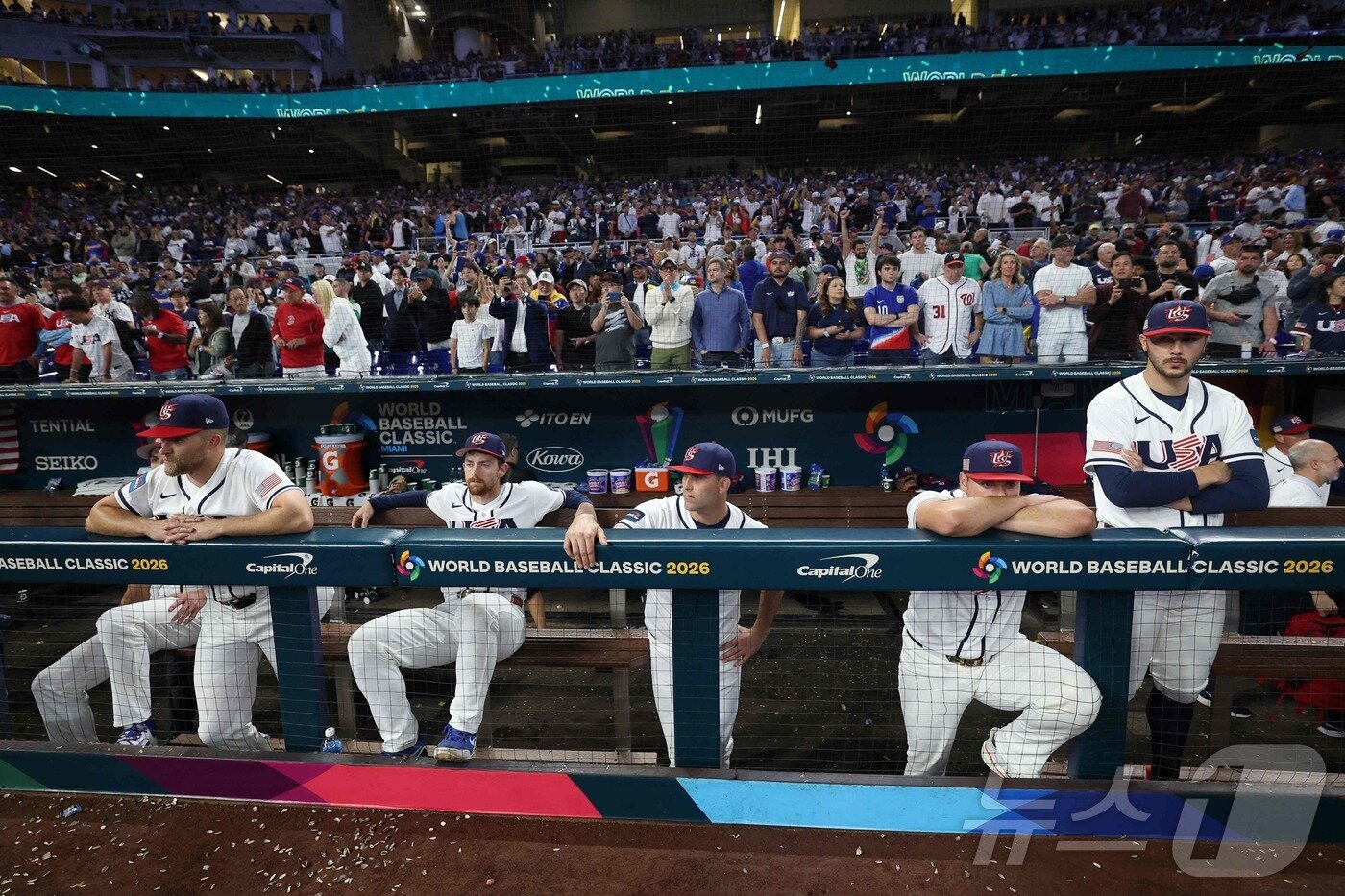 본문 이미지 - 베네수엘라에 패해 2026 WBC 준우승에 그친 미국. ⓒ AFP=뉴스1
