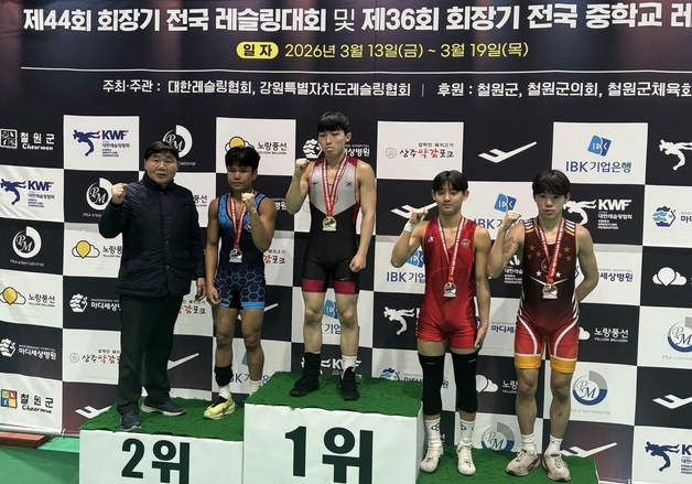 충북체고 레슬링부, 전국대회 금4·은2·동2 메달 수확