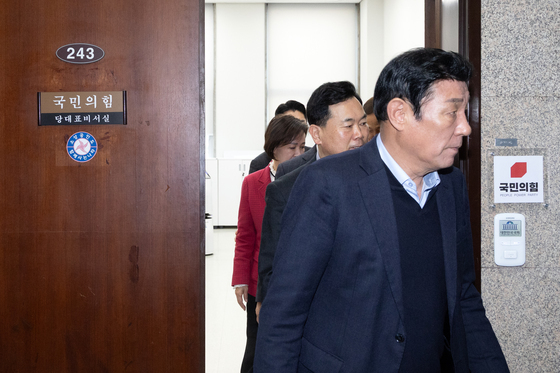 장동혁 국민의힘 대표와 면담 마친 대구 지역구 의윈들