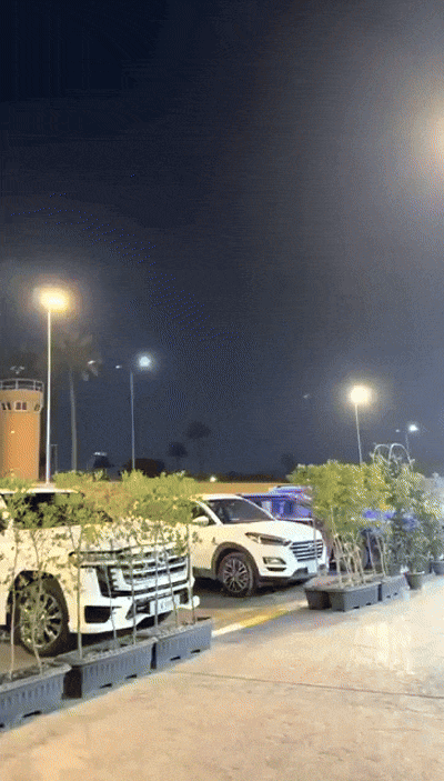 본문 이미지 - 소셜미디어에 공유된 이라크 바그다드 배치 C-RAM의 이란제 샤헤드 드론 요격 영상 (출처= 소셜미디어 엑스(X))