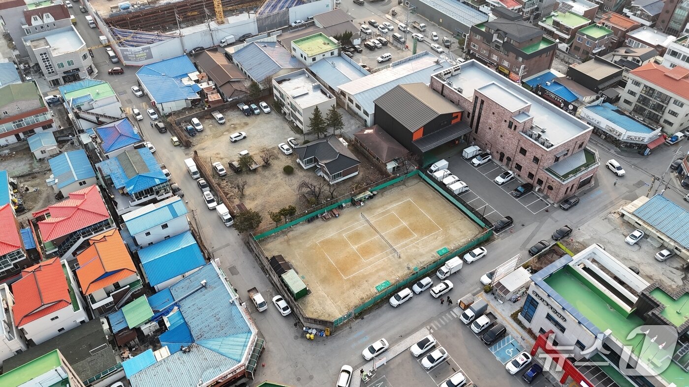 본문 이미지 - 포남시장 앞 기존 산림청 부지. (강릉시 제공, 재판매 및 DB 금지)