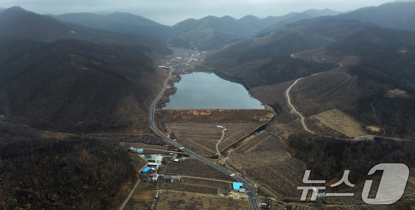 (의성=뉴스1) 공정식 기자 = 지난해 초대형 산불로 막대한 피해를 본 경북 의성군 점곡면 동변리 일원 425만㎡(425㏊) 규모가 '제1호 산림경영특구'로 지정됐다. 사진은 18 …