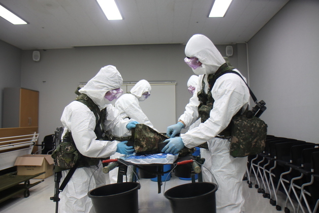 육군 32사단 핵·WMD 사후관리 훈련