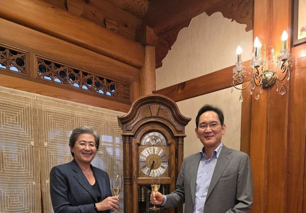 리사수·이재용 '승지원 회동'…'AI 반도체 동맹' 확대 논의
