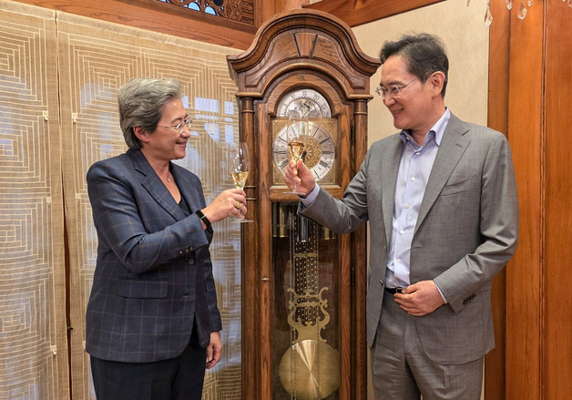 이재용·리사수 '승지원 회동'…HBM4·파운드리 'AI 혈맹' 강화(종합)