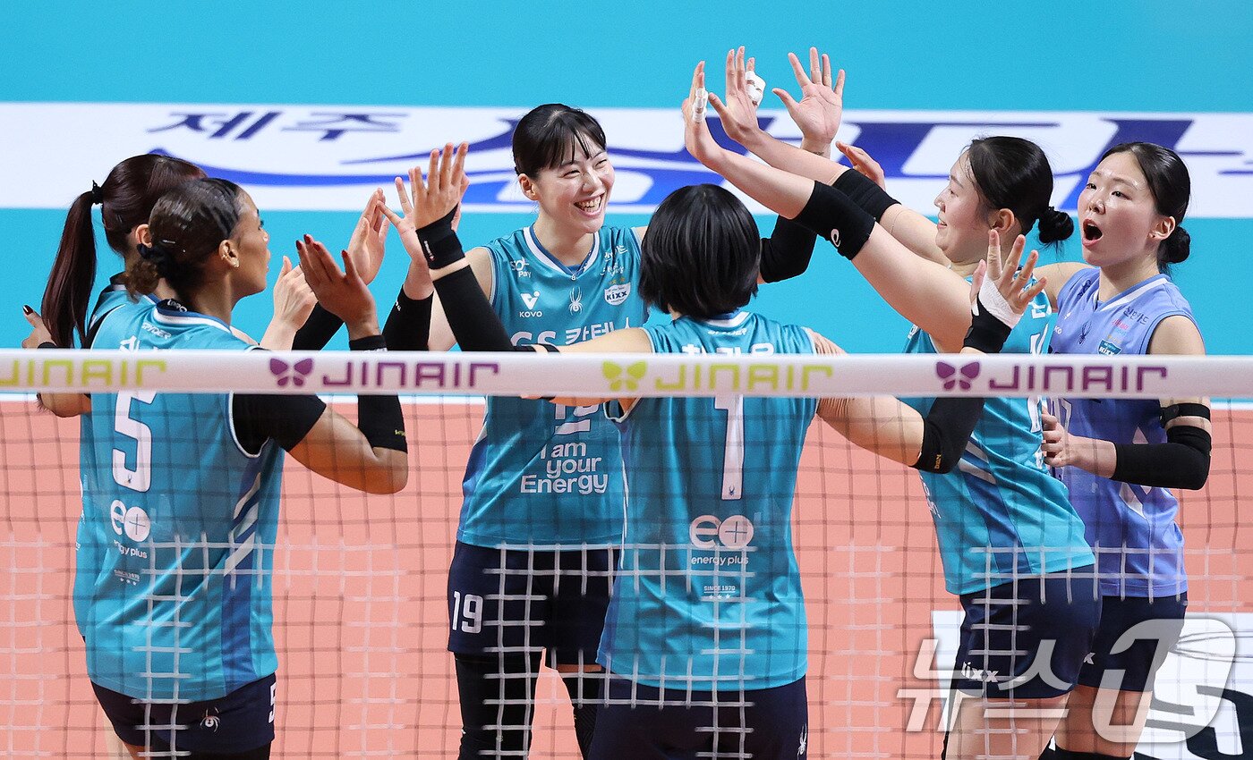 본문 이미지 - GS칼텍스 선수들. 2026.3.18 ⓒ 뉴스1 박지혜 기자