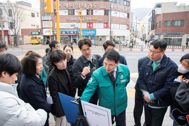 부산 금정구, 주민 건의사항 위해  '민·관·경' 합동 현장 점검
