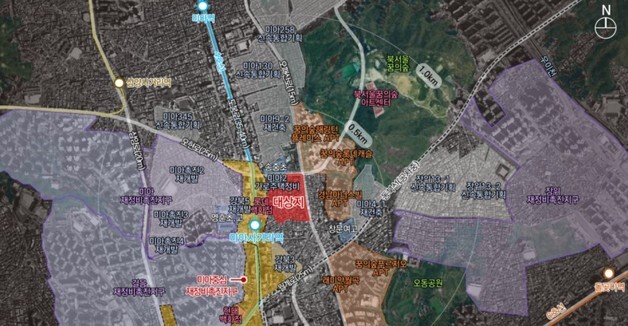 미아동 75 일대 신속통합기획 추진…역세권에 1600가구 들어선다