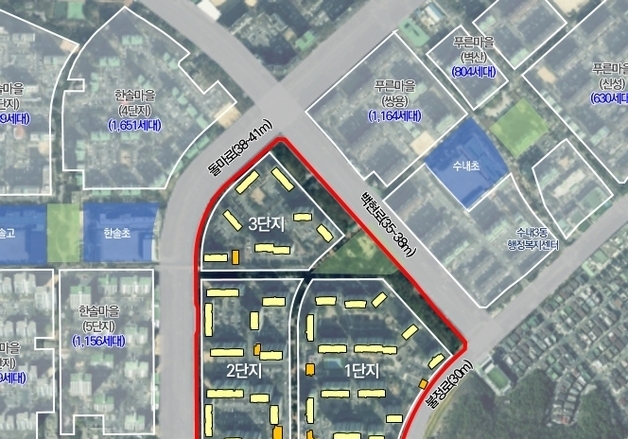 분당한솔1·2·3, 주민설명회 열고 특별정비구역지정 동의서 징구 착수