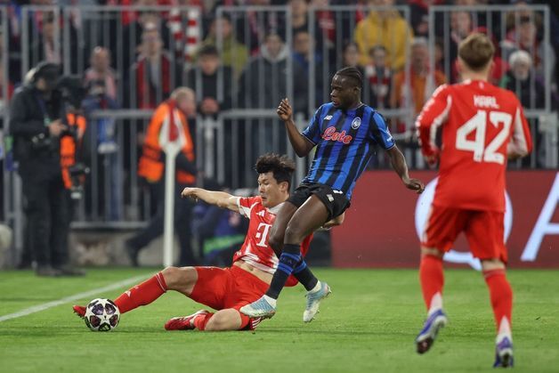 '김민재 풀타임' 뮌헨, 아탈란타에 합산 10-2 대승…UCL 8강 진출(종합)