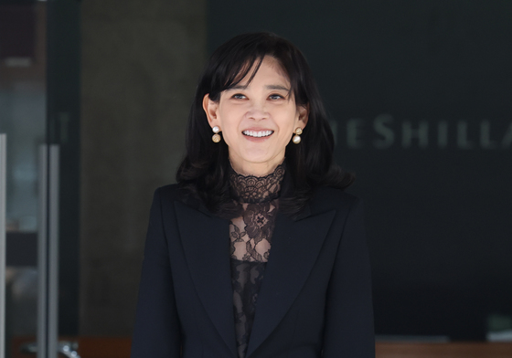 활짝 웃는 이부진 사장