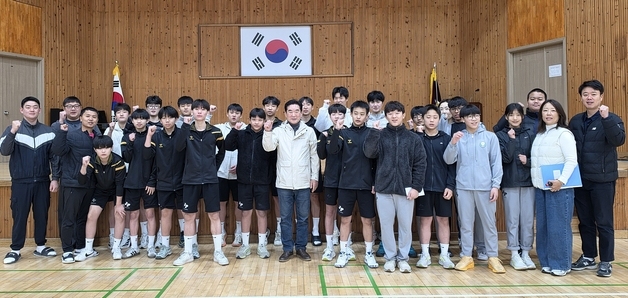 증평군체육회, 충북소년체육대회 증평군선수단 격려