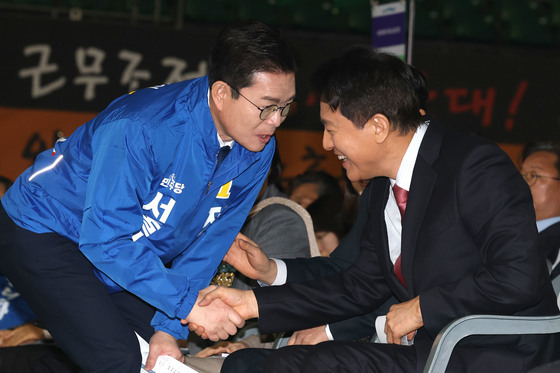 오세훈·정원오 '인사는 하지만'