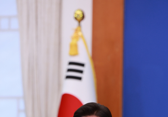 수석보좌관회의 발언하는 이재명 대통령