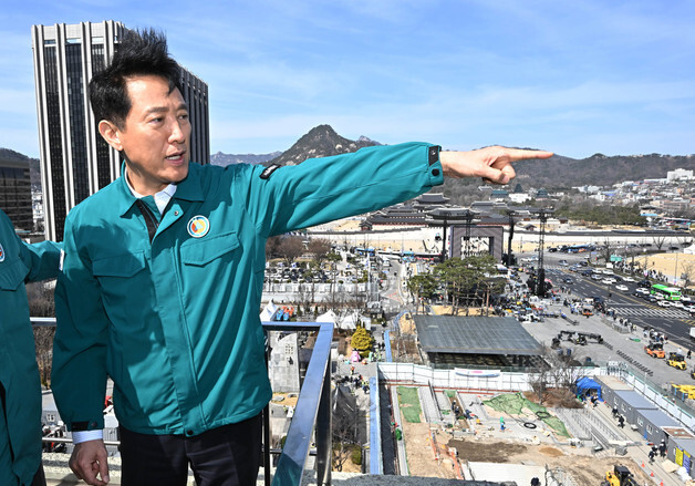 오세훈 서울시장, BTS 광화문 공연 시설 점검