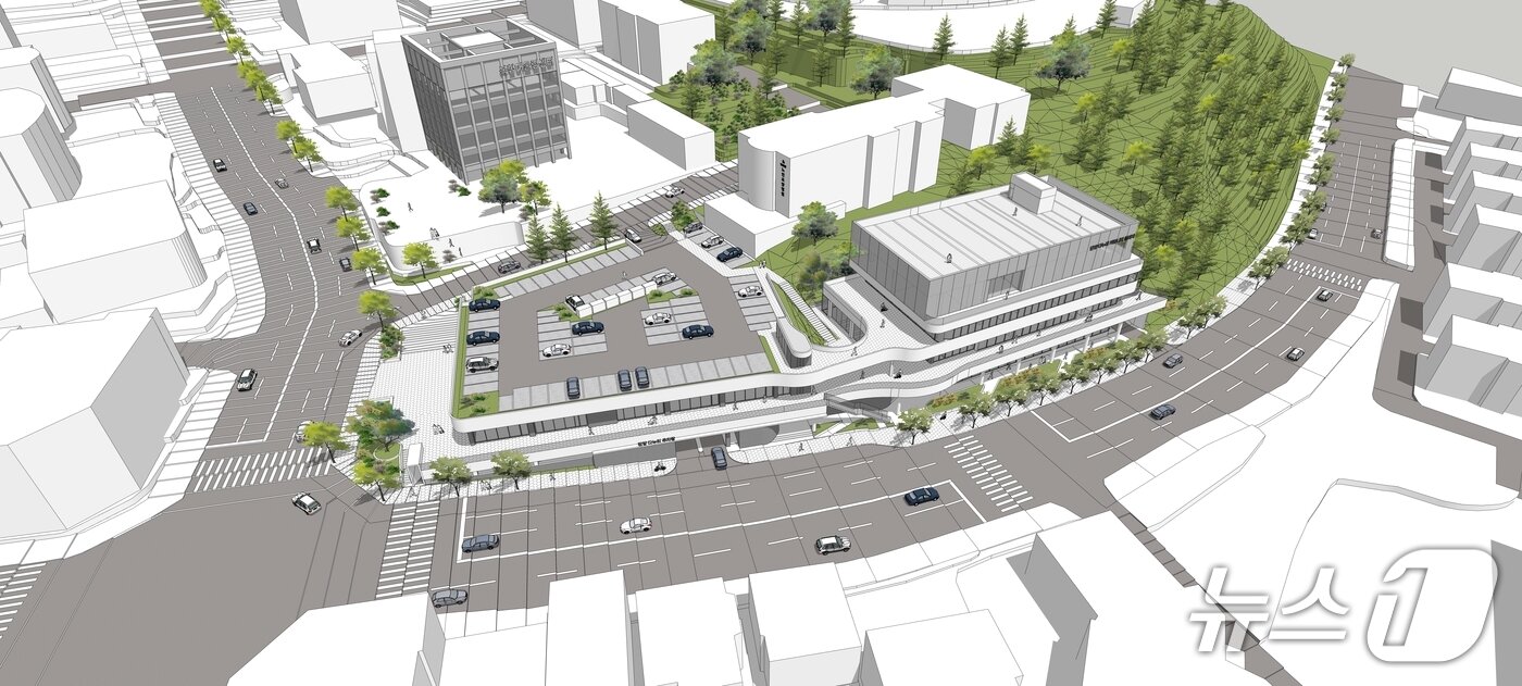 본문 이미지 - 단양 다누리 커뮤니티 플라자 조감도.(단양군 제공. 재판매 및 DB금지) 