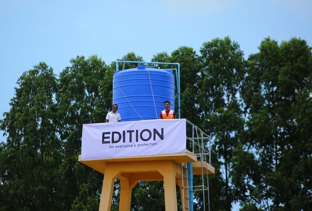 노스페이스, 월드비전과 인도네시아 식수 지원사업 진행