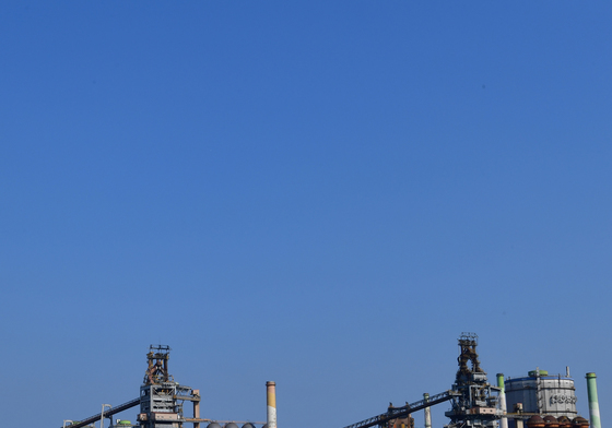 푸른 하늘 열린 포항제철소