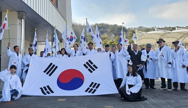본문 이미지 - 충북 괴산 소수만세운동 재현행사.(소수초등학교 제공. 재판매 및 DB금지)