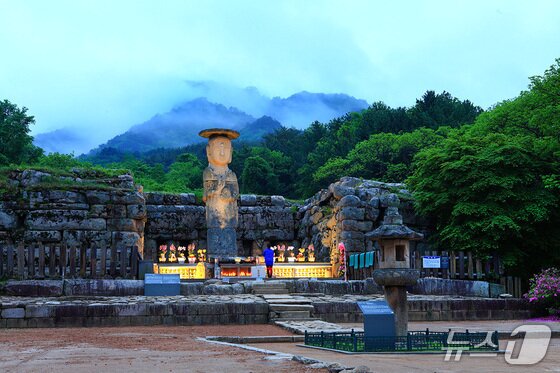 본문 이미지 - 하늘재 미륵대원지.(자료사진. 재판매 및 DB금지) 