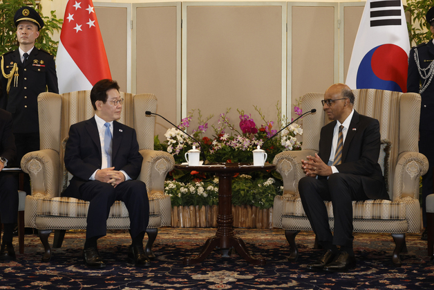 이재명 대통령, 싱가포르 대통령과 면담