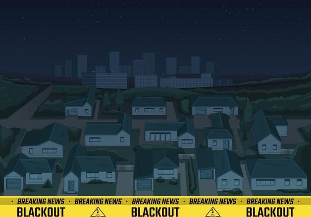 의정부 신곡동 일대 정전…아파트 승강기·도로 신호등 먹통