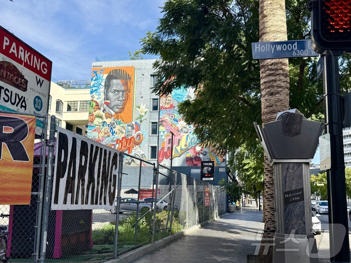 본문 이미지 - 화창한 날씨의 할리우드 거리ⓒ 뉴스1 윤슬빈 관광전문기자