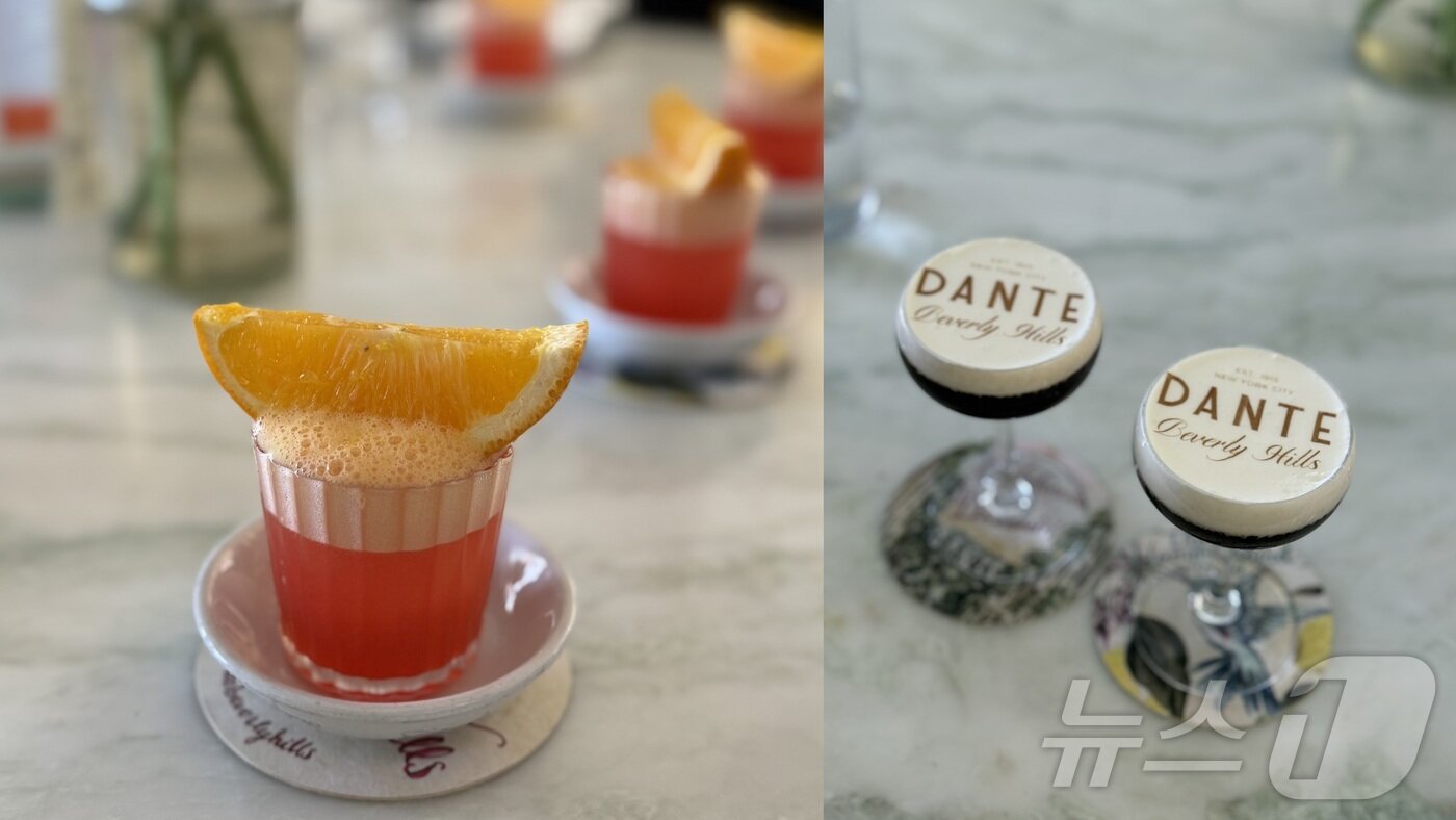 본문 이미지 - 단테를 대표하는 칵테일ⓒ 뉴스1 윤슬빈 관광전문기자