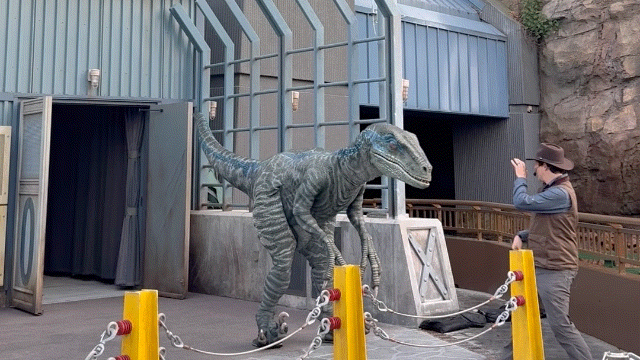 본문 이미지 - 마치 살아 있는 듯한 공룡을 볼 수 있는 유니버설 스튜디오 할리우드ⓒ 뉴스1 윤슬빈 관광전문기자