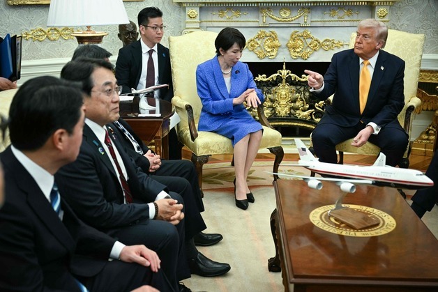 트럼프 파병 압박 속 미일 정상회담