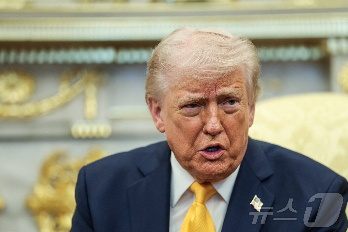 본문 이미지 - 도널드 트럼프 미국 대통령이 19일(현지시간) 미국 워싱턴 백악관 오벌오피스에서 다카이치 사나에 일본 총리와 정상회담을 하고 있다. ⓒ 로이터=뉴스1