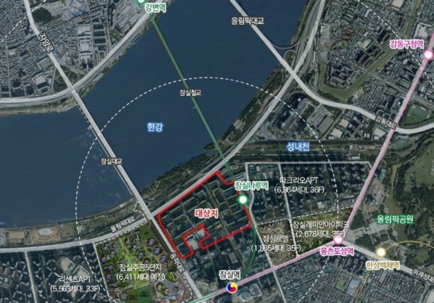 잠실 장미1·2·3차 재건축 통과…5105가구로 탈바꿈