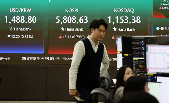 코스피, 5,800선 회복 출발…코스닥도 상승