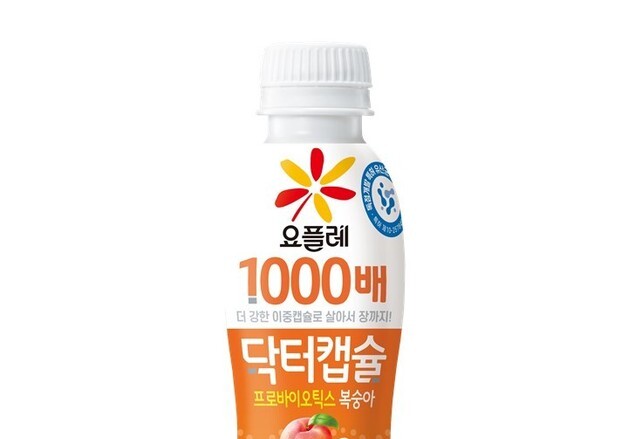 빙그레, '닥터캡슐 복숭아'로 이중 캡슐 유산균 라인업 4종 완성