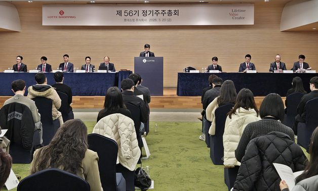 [주총]롯데쇼핑, 백화점·슈퍼 대표, 재무본부장 사내이사 선임