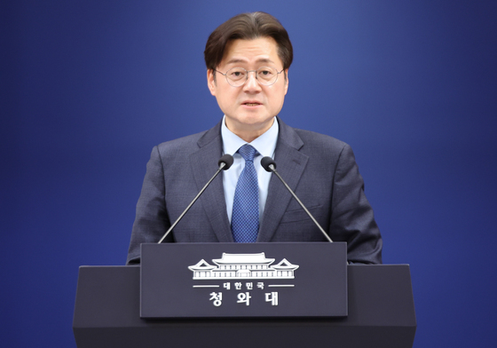 홍익표 정무수석, 서울-양평 고속도로 사업 관련 브리핑